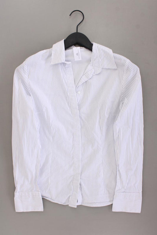 Mango Langarmbluse Gr. S gestreift blau