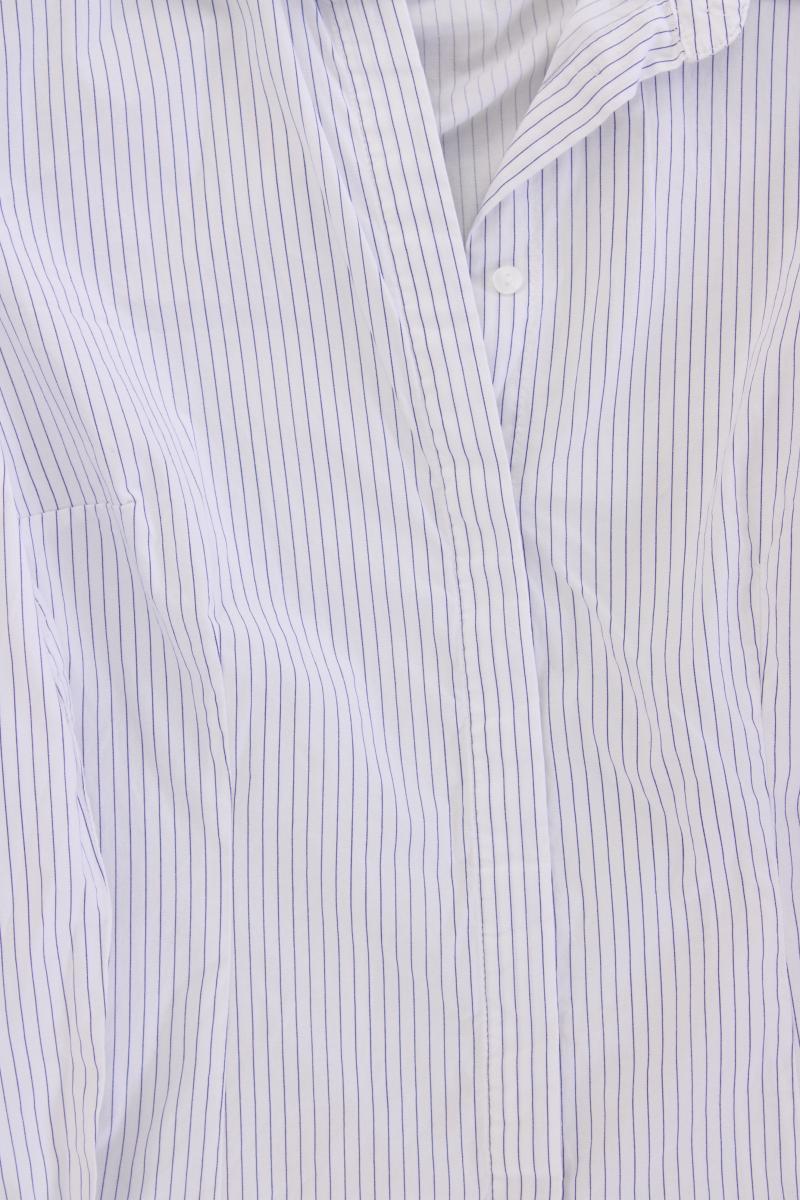 Mango Langarmbluse Gr. S gestreift blau