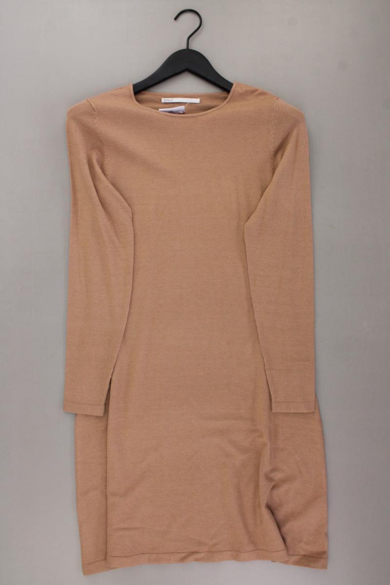 Only Strickkleid Gr. M Langarm braun aus Viskose