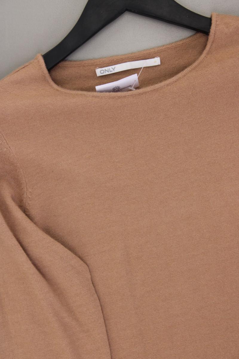 Only Strickkleid Gr. M Langarm braun aus Viskose