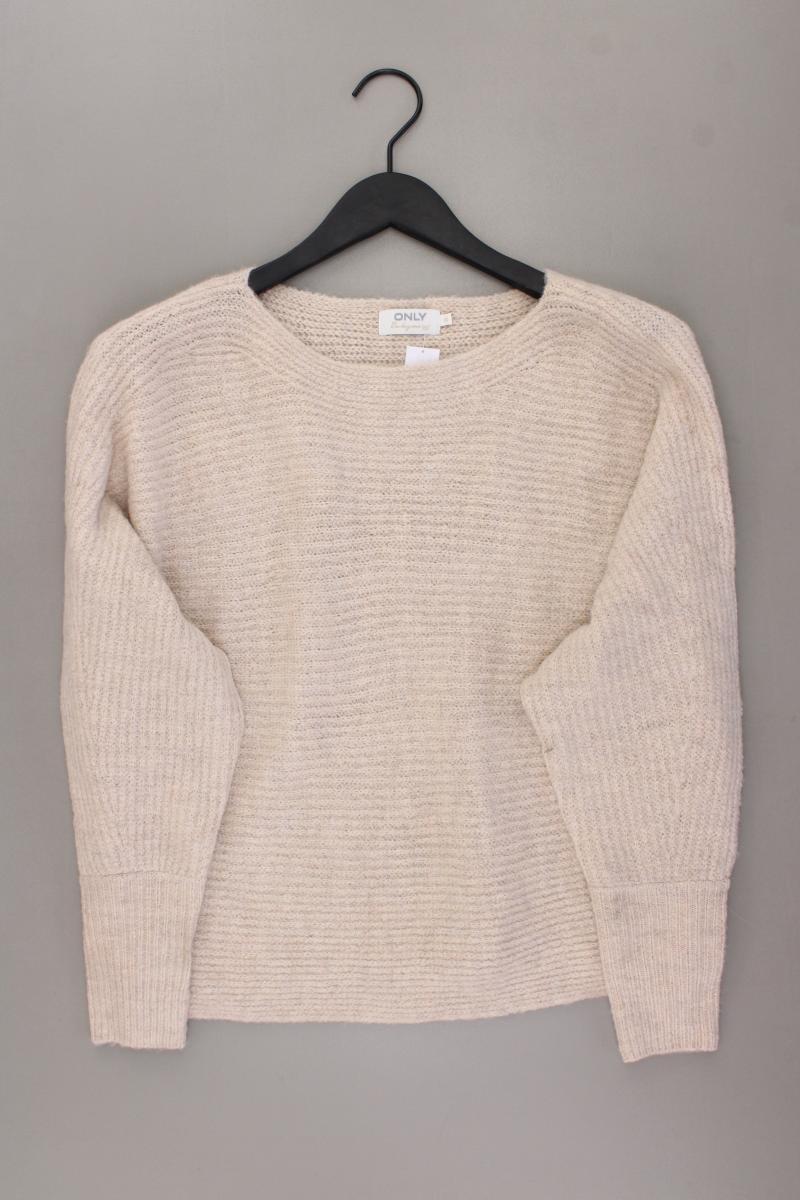 Only Strickpullover Gr. XS creme aus Polyester
