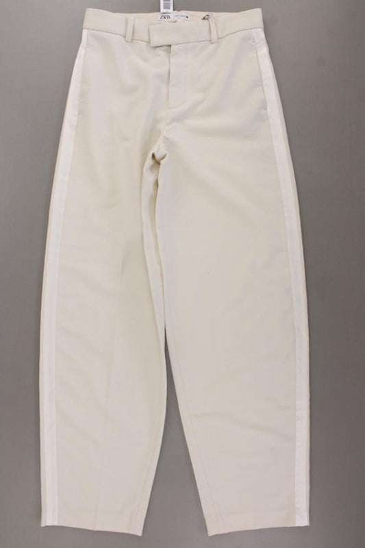 Zara Stoffhose Gr. XS creme aus Viskose