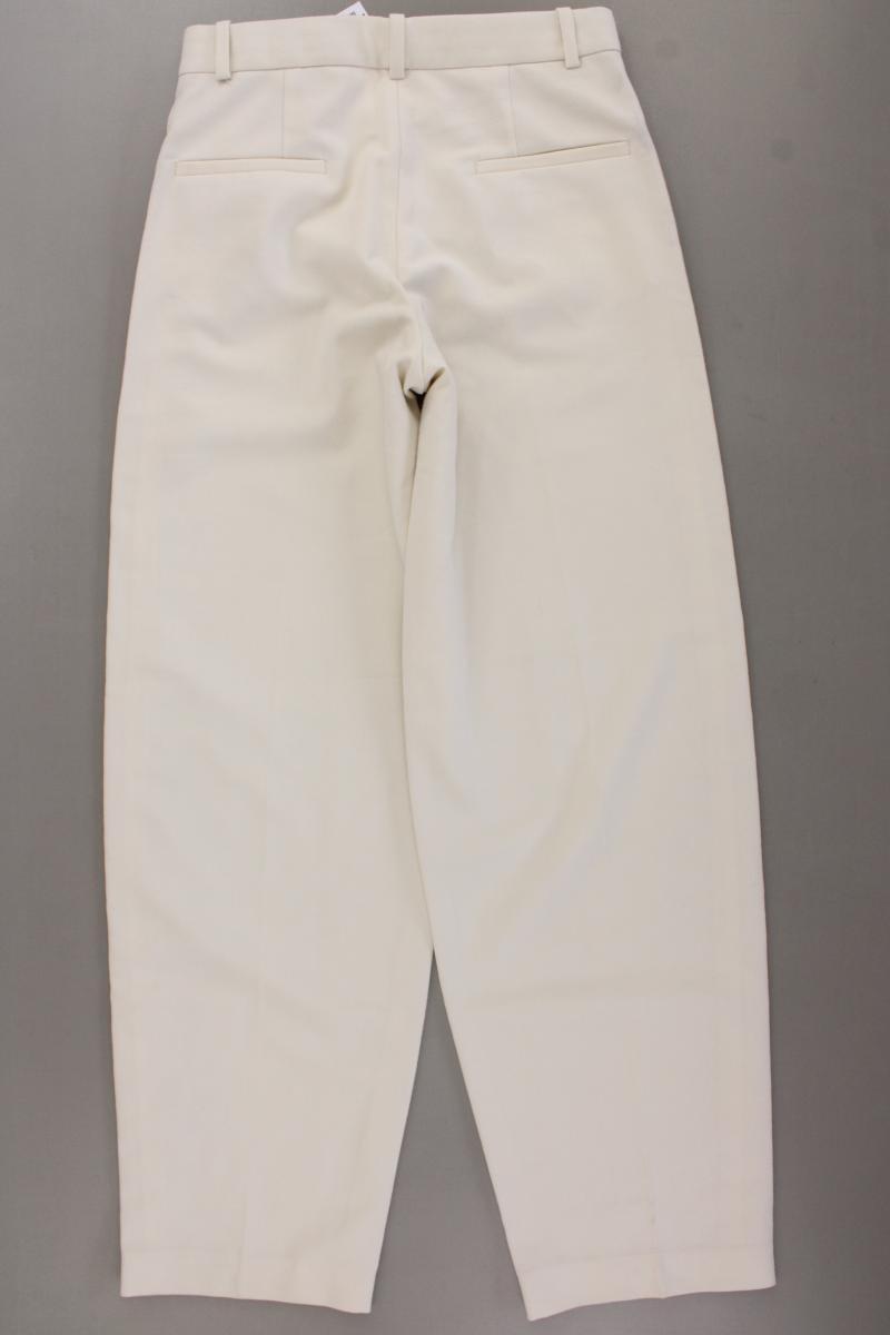 Zara Stoffhose Gr. XS creme aus Viskose