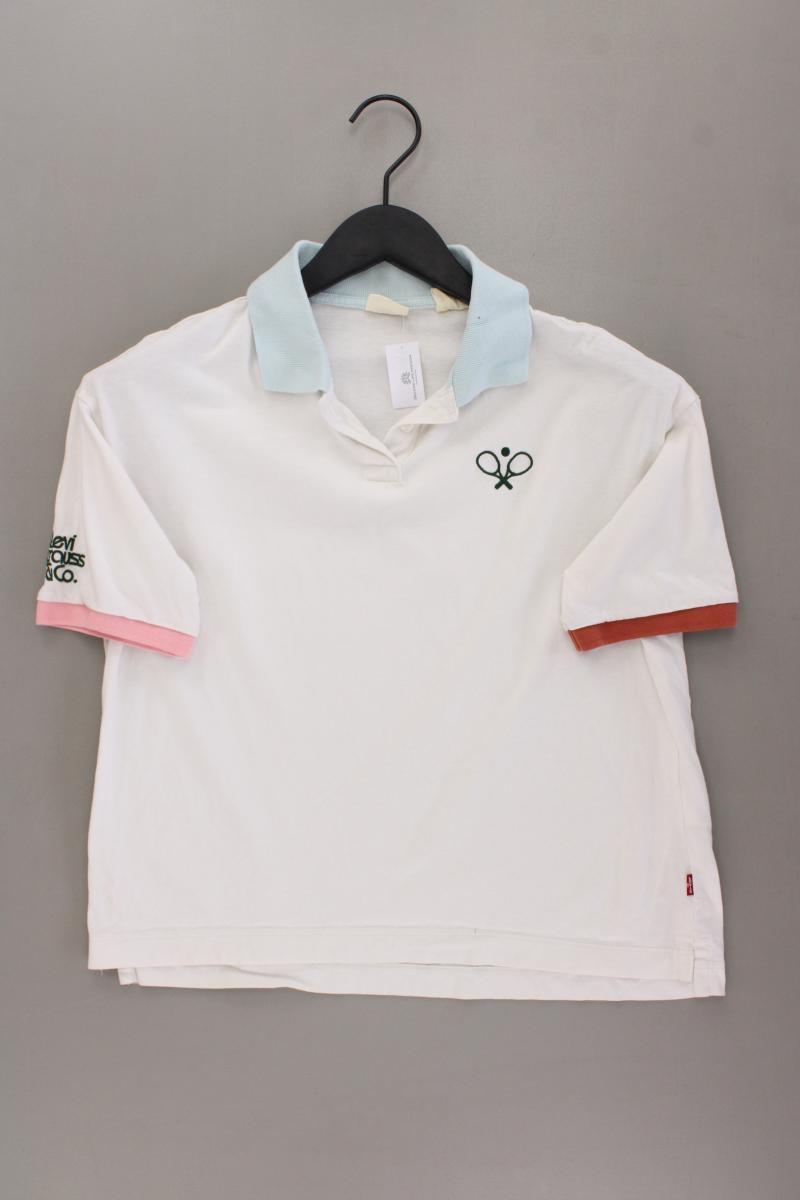 Levi's Poloshirt Gr. XS Kurzarm creme aus Baumwolle