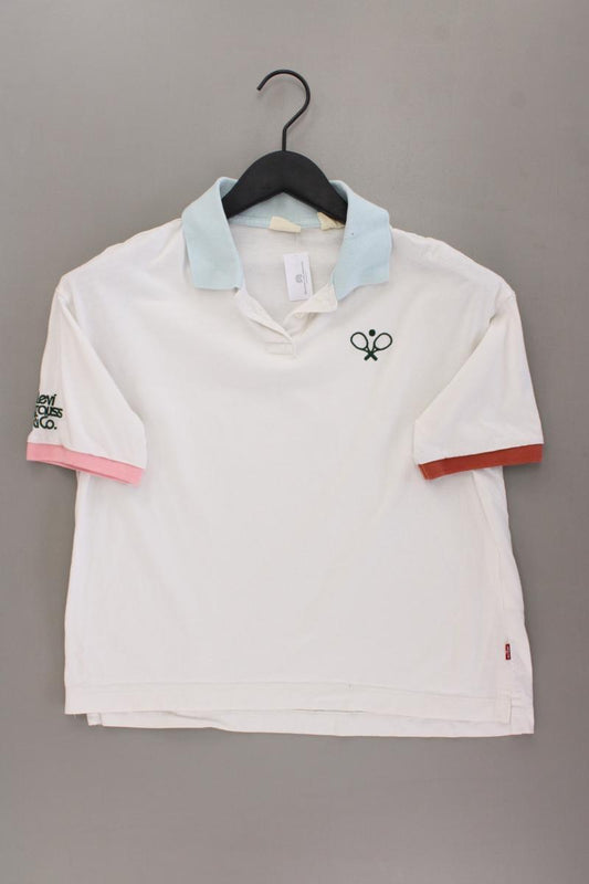 Levi's Poloshirt Gr. XS Kurzarm creme aus Baumwolle