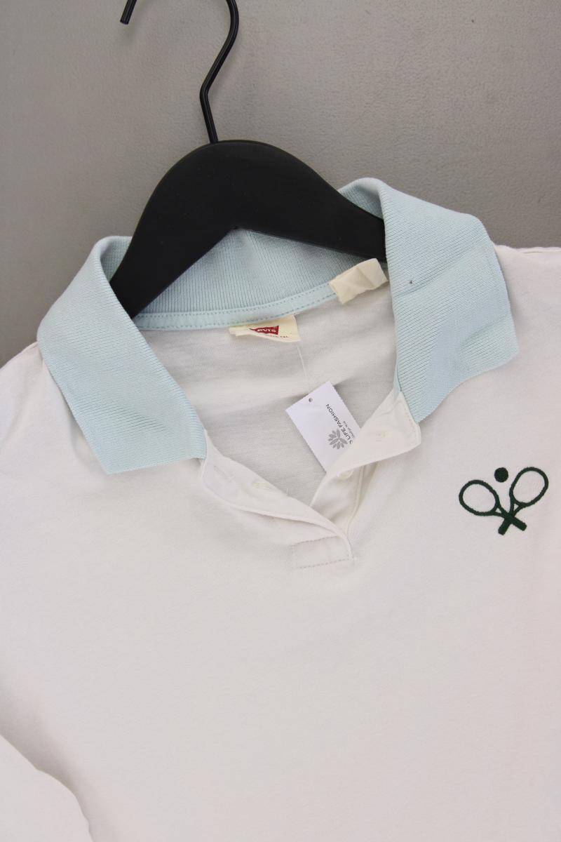 Levi's Poloshirt Gr. XS Kurzarm creme aus Baumwolle