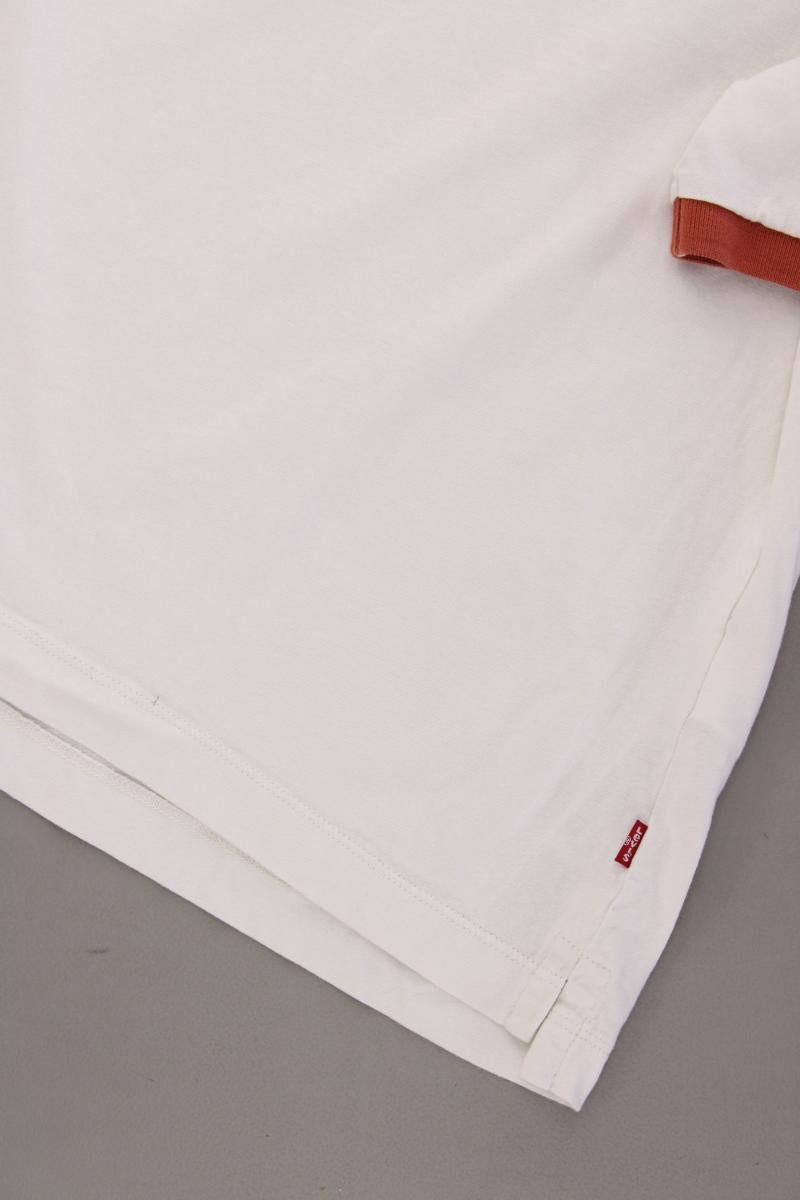 Levi's Poloshirt Gr. XS Kurzarm creme aus Baumwolle