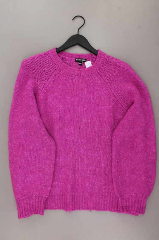 Manguun Grobstrickpullover Gr. XXL lila aus Polyacryl
