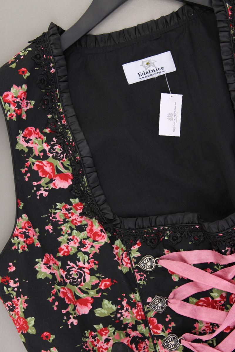 Edelnice Dirndl Gr. 46 mit Blumenmuster Ärmellos mehrfarbig