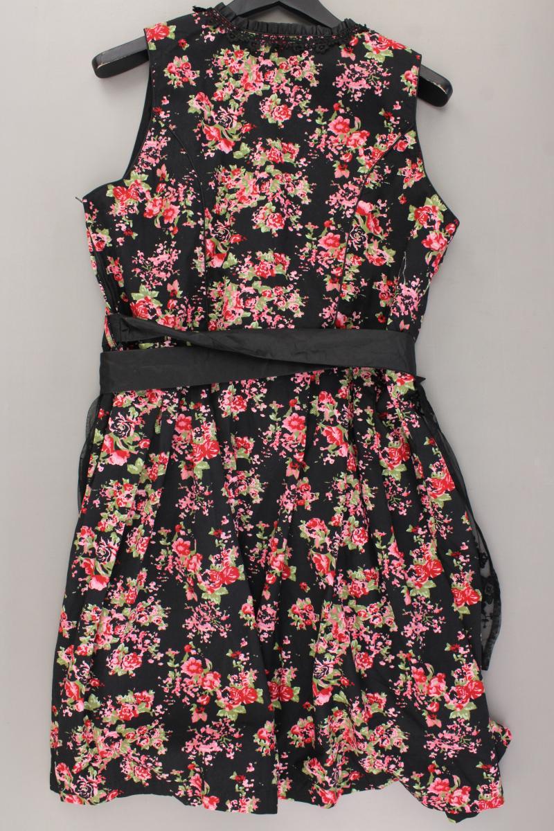 Edelnice Dirndl Gr. 46 mit Blumenmuster Ärmellos mehrfarbig