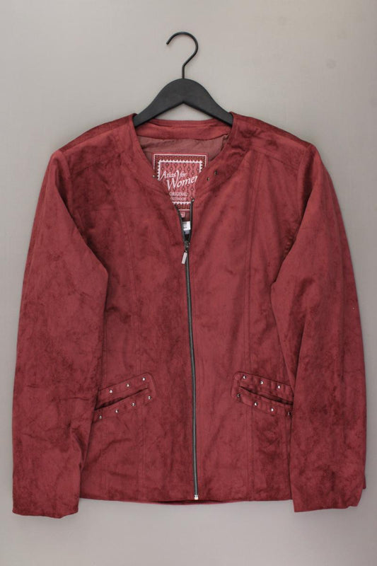Atlas For Women Samtjacke Gr. 44/46 neuwertig mit Nieten rosa aus Polyester