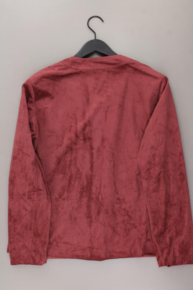 Atlas For Women Samtjacke Gr. 44/46 neuwertig mit Nieten rosa aus Polyester