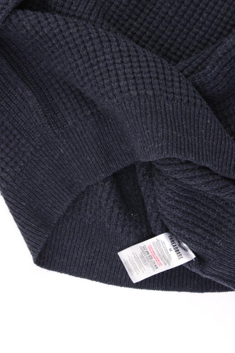 Threadbare Pullover mit Wolle für Herren Gr. M blau aus Polyacryl