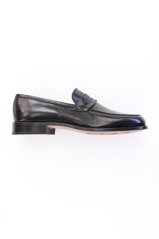 Gravati Loafers Halbschuhe Gr. 8,5 für Herren Gr. 41,5 schwarz aus Leder