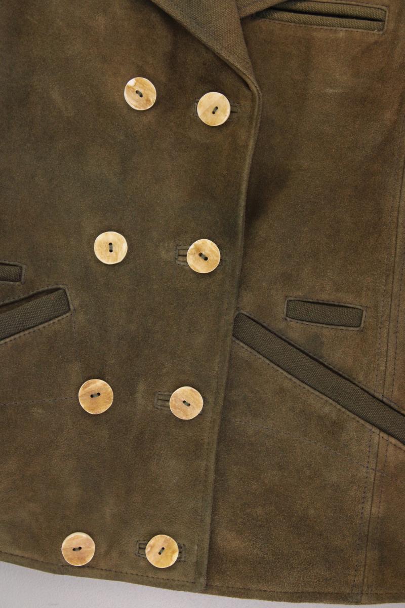 Distler Trachtenweste Lederweste für Herren Gr. 48 braun