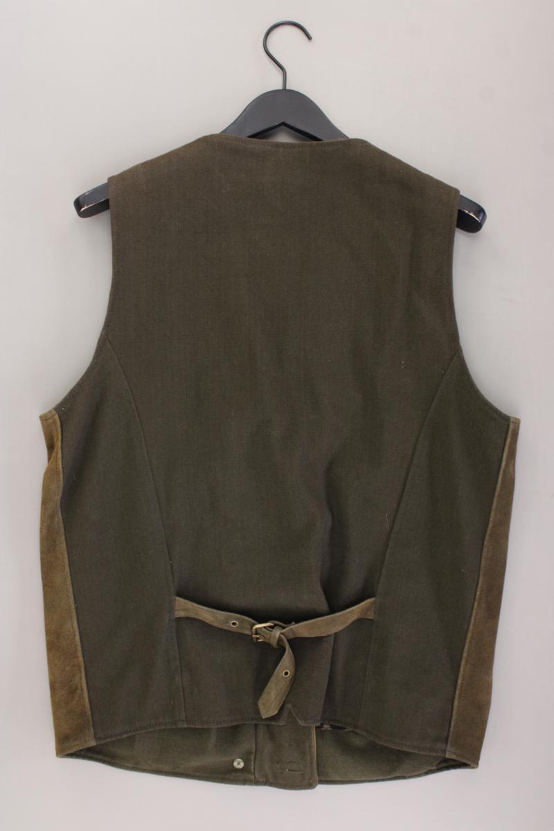 Distler Trachtenweste Lederweste für Herren Gr. 48 braun