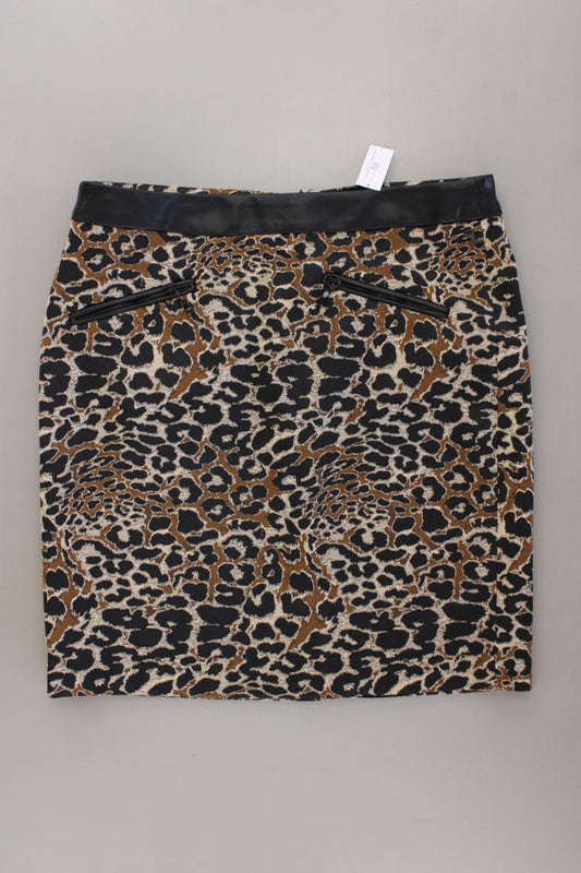 claudia sträter Rock Gr. 42 mit Tierdruck braun aus Polyester