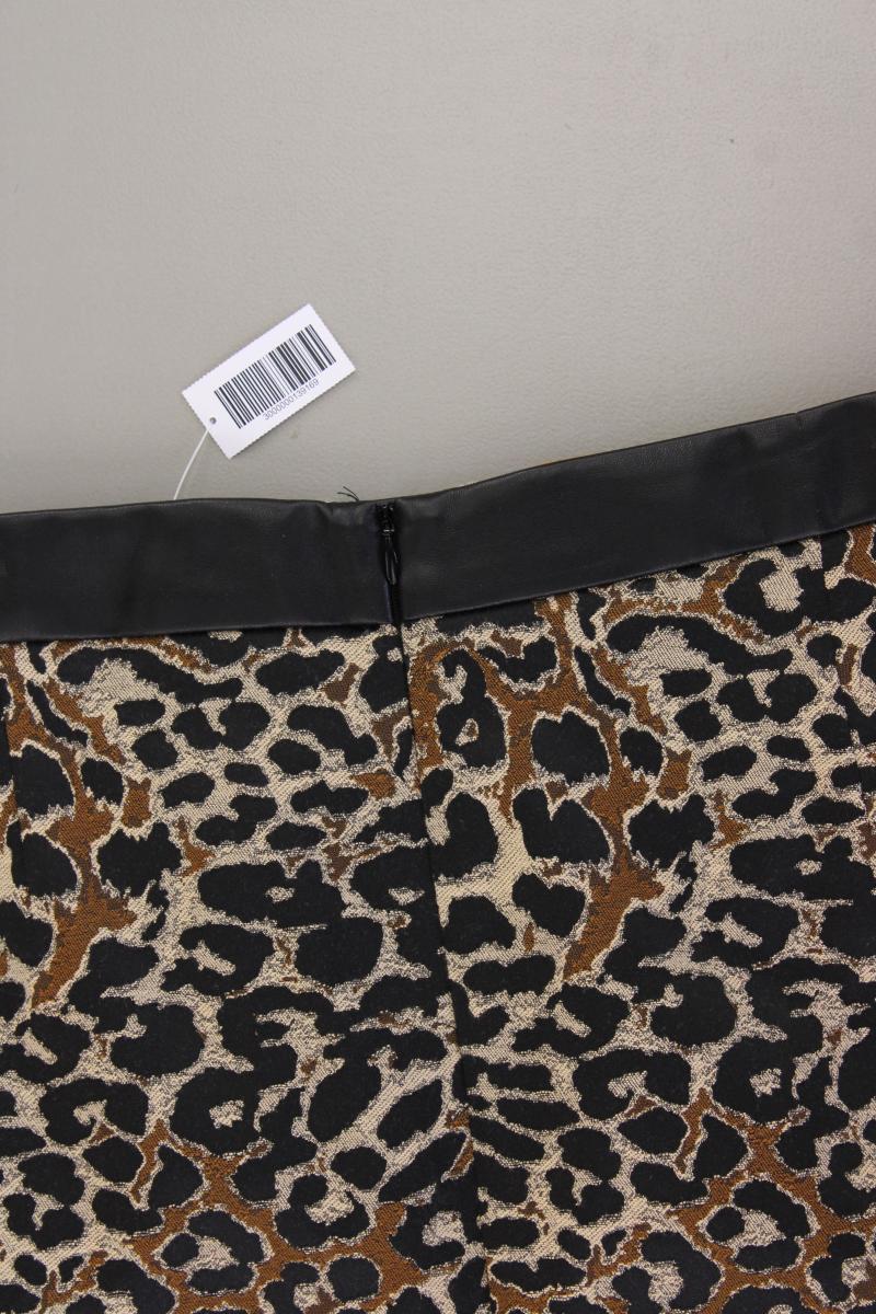 claudia sträter Rock Gr. 42 mit Tierdruck braun aus Polyester