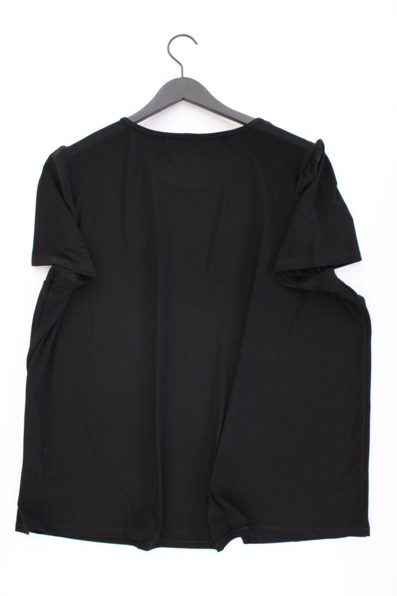 Kim & Co. T-Shirt Gr. XXL neuwertig Kurzarm schwarz aus Polyester