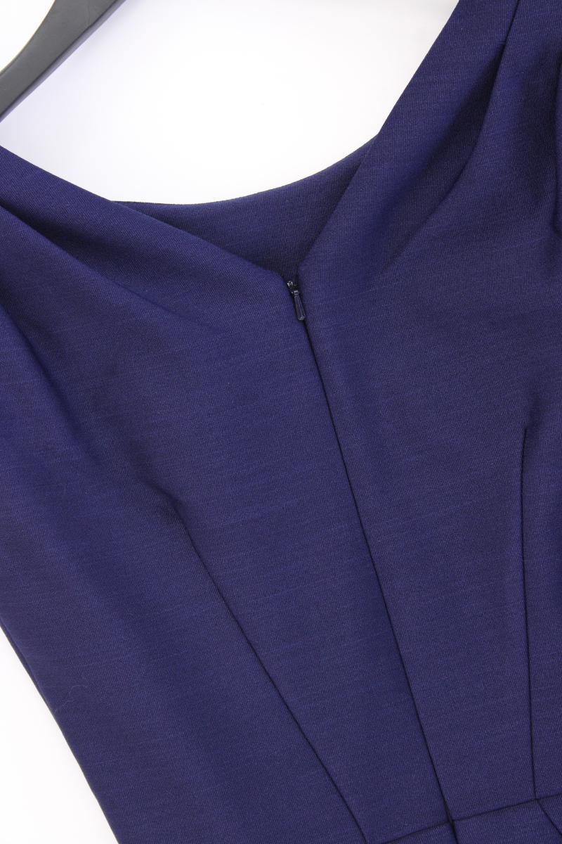 Seed Etuikleid Gr. UK 12 (M) Kurzarm blau aus Polyester