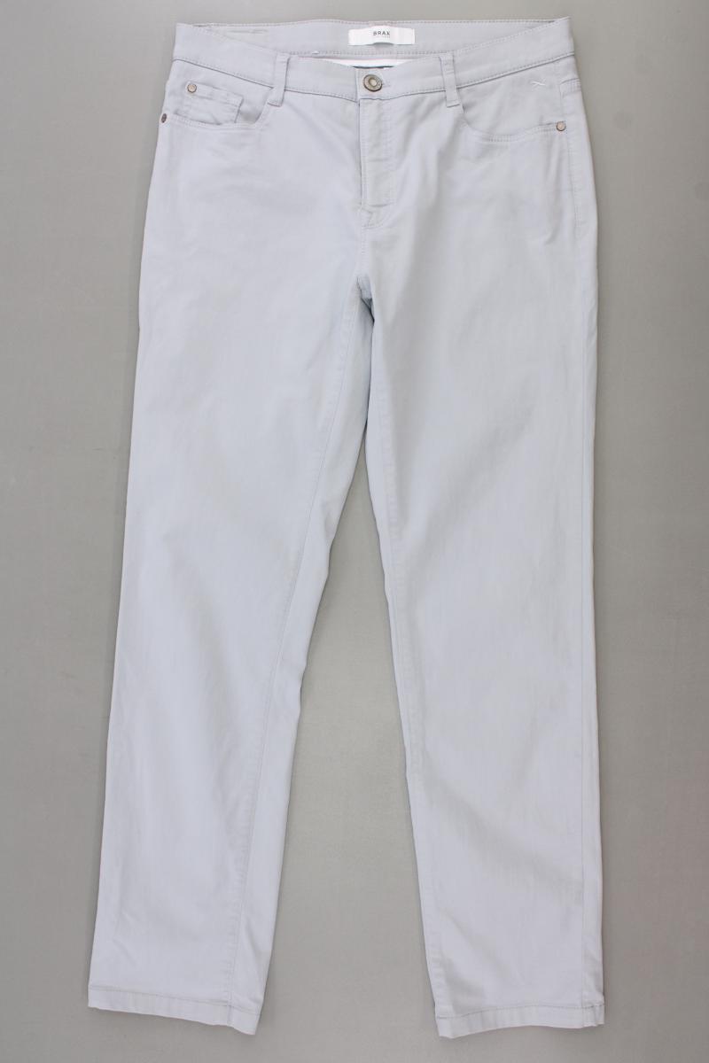 Brax Five-Pocket-Hose Gr. Kurzgröße 38 neuwertig grau aus Baumwolle