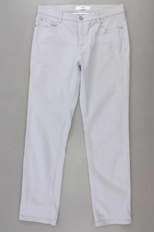 Brax Five-Pocket-Hose Gr. Kurzgröße 38 neuwertig grau aus Baumwolle