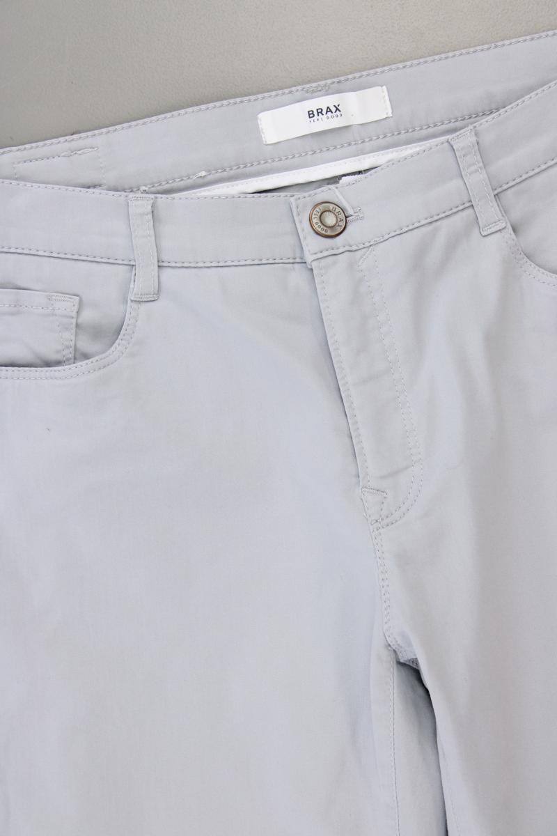 Brax Five-Pocket-Hose Gr. Kurzgröße 38 neuwertig grau aus Baumwolle