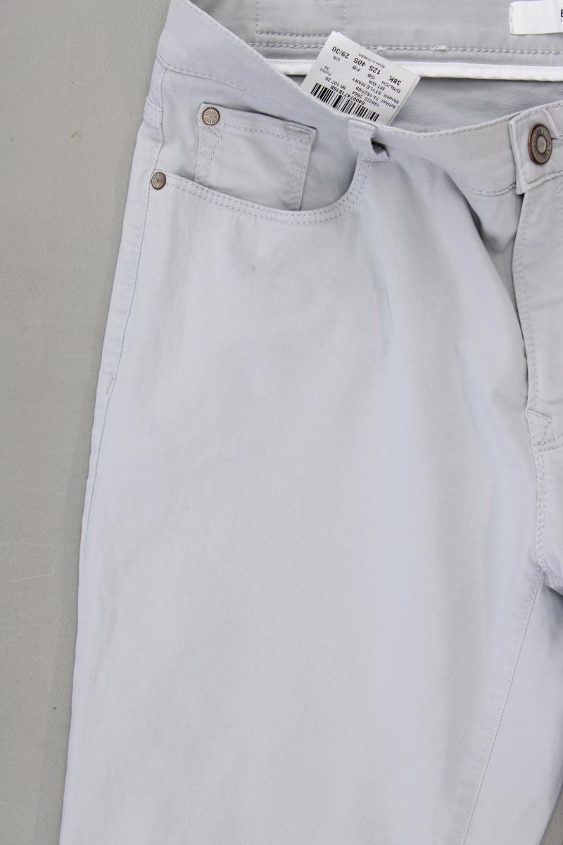 Brax Five-Pocket-Hose Gr. Kurzgröße 38 neuwertig grau aus Baumwolle