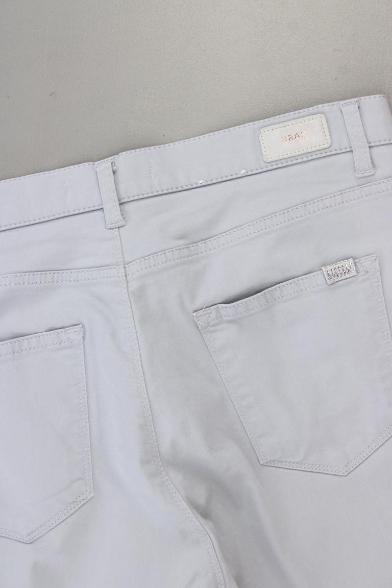 Brax Five-Pocket-Hose Gr. Kurzgröße 38 neuwertig grau aus Baumwolle