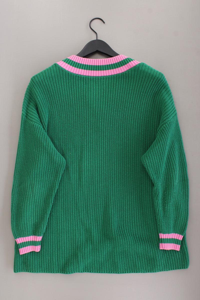 Aniston Grobstrickpullover Gr. 48 grün aus Baumwolle