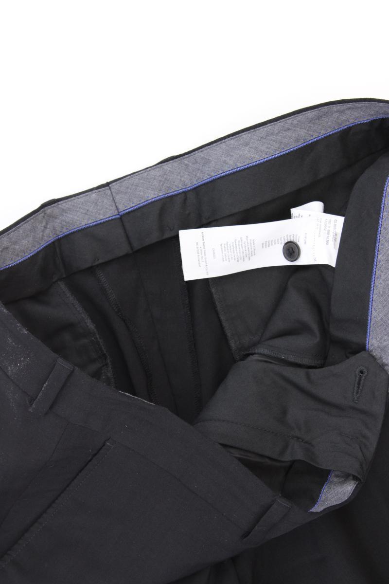 s.Oliver Black Label Anzughose für Herren Gr. 52 schwarz aus Wolle