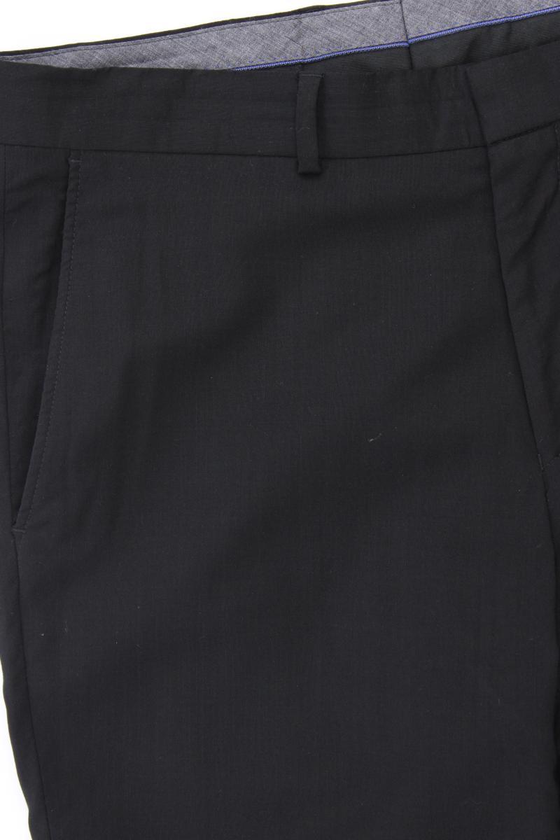 s.Oliver Black Label Anzughose für Herren Gr. 52 schwarz aus Wolle