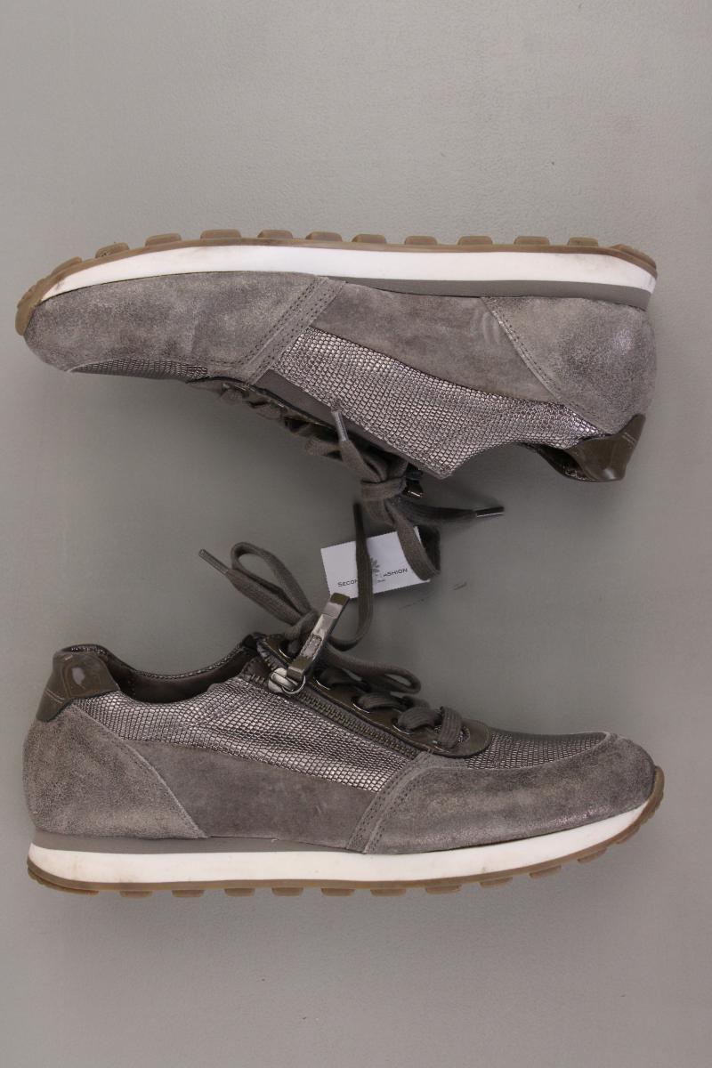 Gabor Sneaker Gr. 41 grau aus Leder