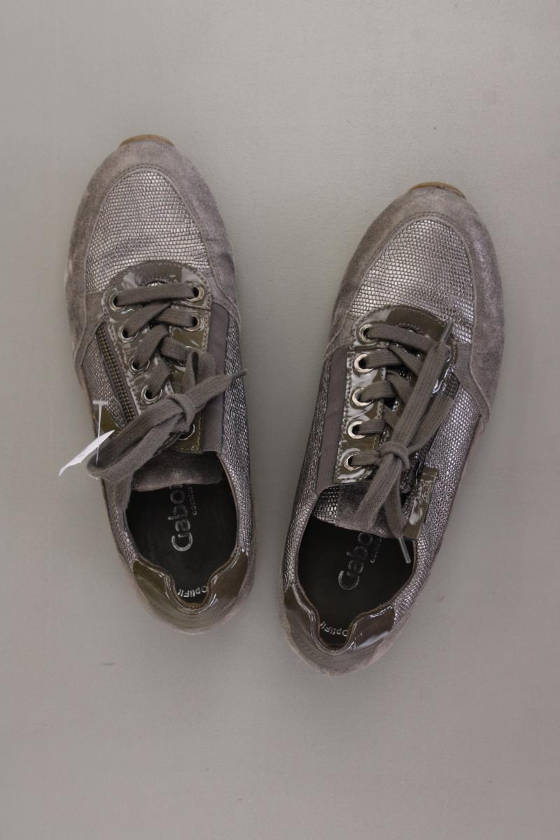 Gabor Sneaker Gr. 41 grau aus Leder