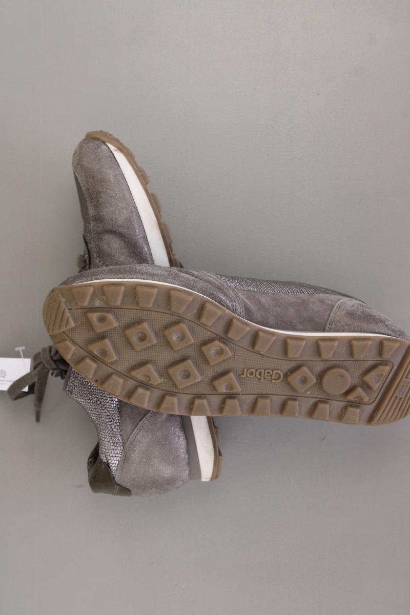 Gabor Sneaker Gr. 41 grau aus Leder