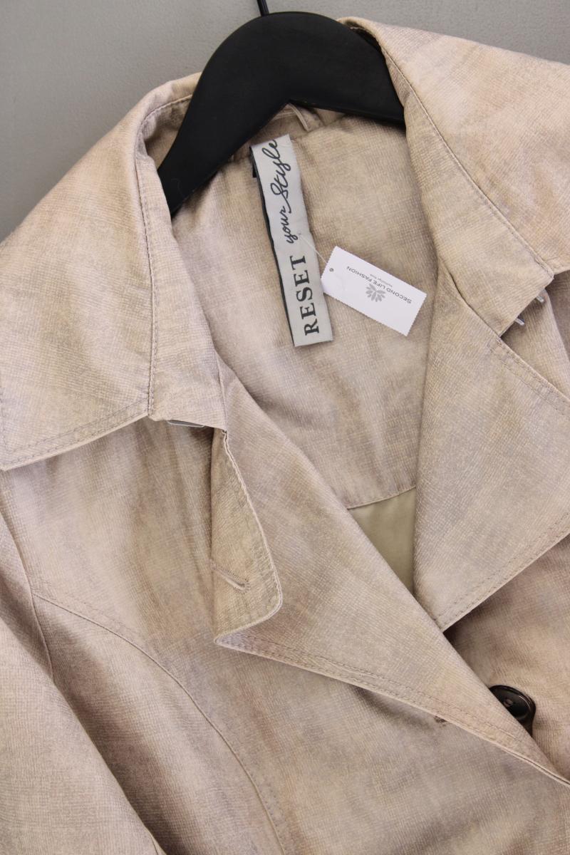 RESET Trenchcoat Gr. 40 creme aus Baumwolle