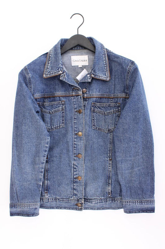 Gina Laura Jeansjacke Gr. M Vintage blau aus Baumwolle