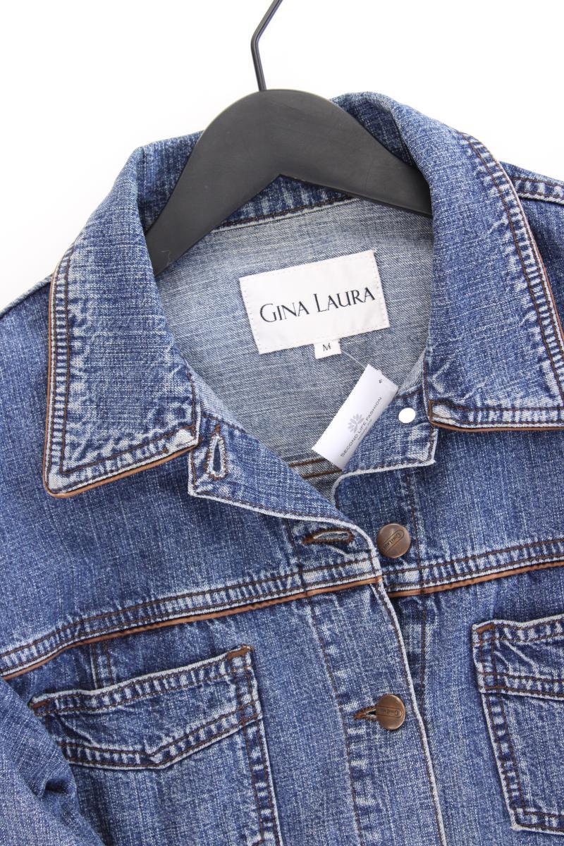 Gina Laura Jeansjacke Gr. M Vintage blau aus Baumwolle