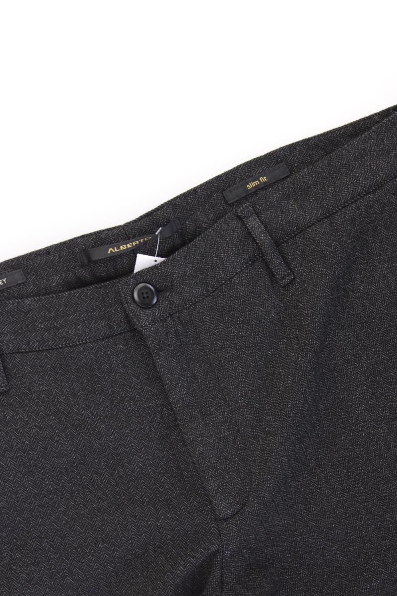 Alberto Hose für Herren Gr. W35/L34 grau aus Viskose