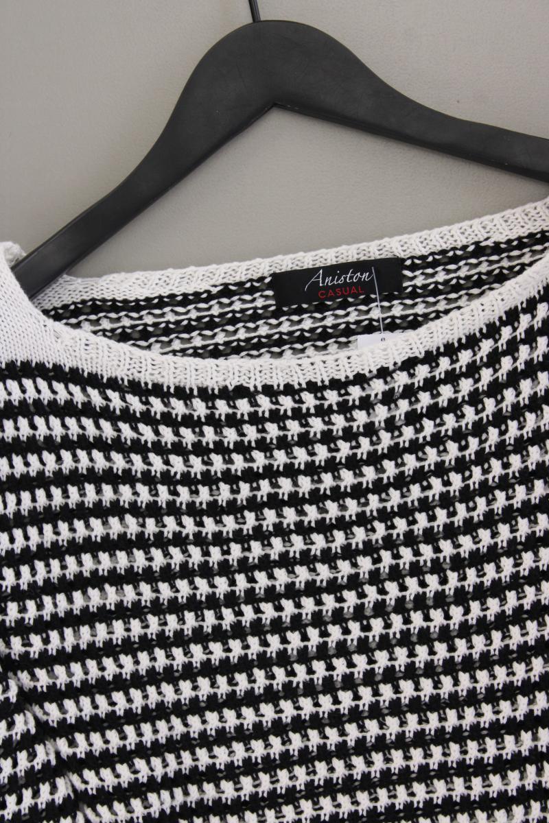 Aniston Grobstrickpullover Gr. 46 schwarz aus Baumwolle