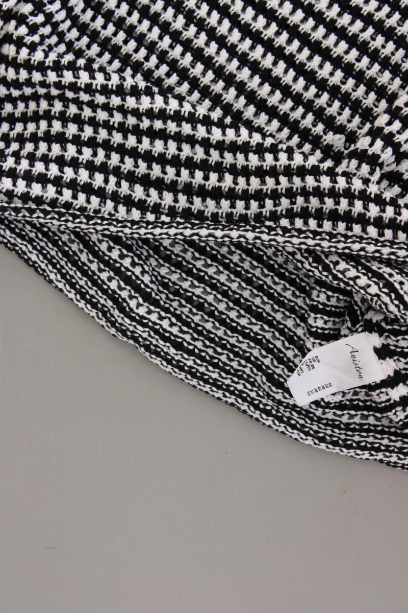 Aniston Grobstrickpullover Gr. 46 schwarz aus Baumwolle