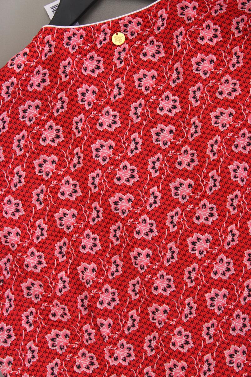 Freebird Wickelkleid Gr. XL mit Blumenmuster Kurzarm rot