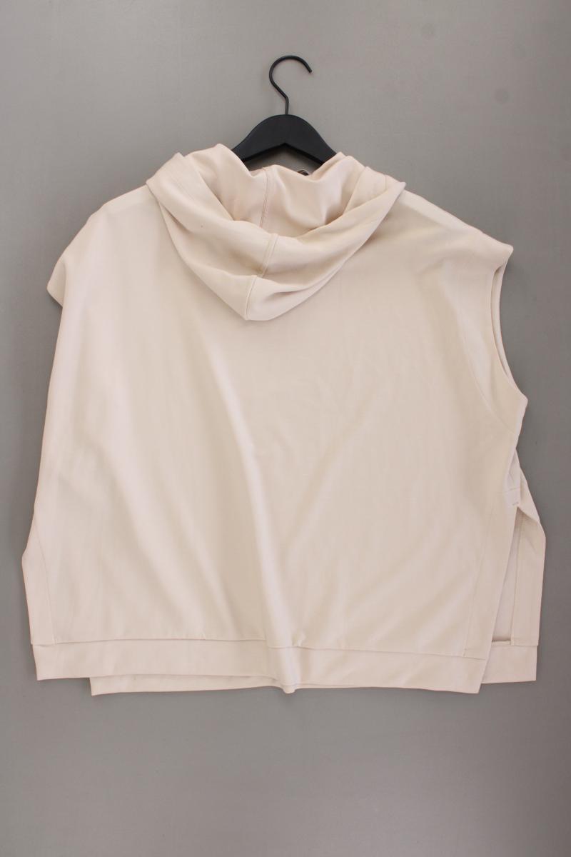 Esprit Kapuzenshirt Gr. XXL Kurzarm creme aus Viskose