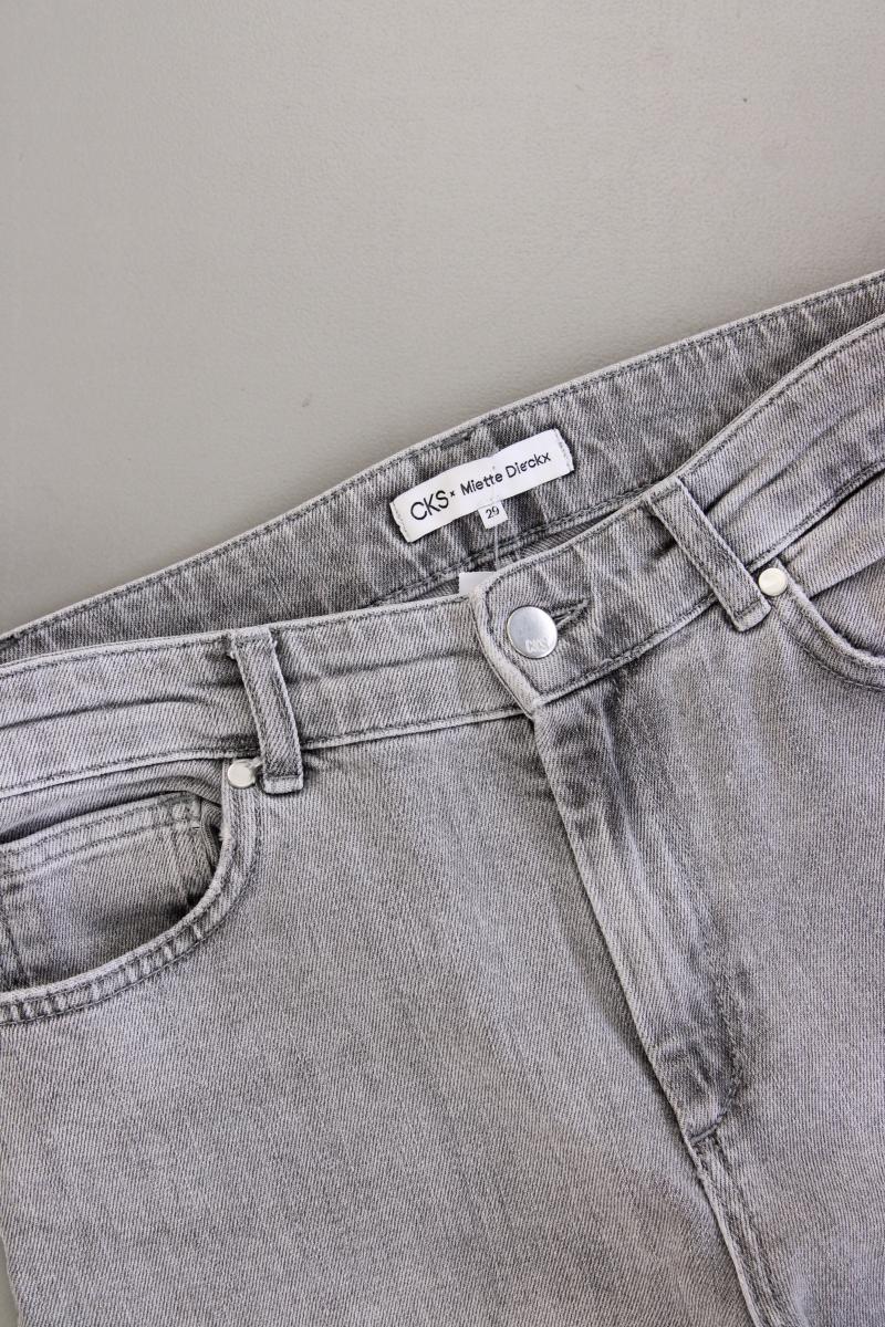 CKS Fashion Straight Jeans Gr. W29 grau aus Baumwolle