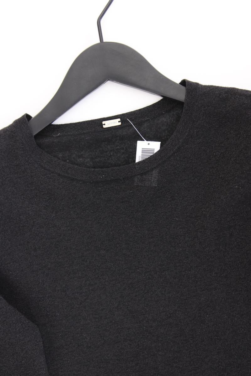 Gustav Denmark Longsleeve-Shirt Gr. 36 Langarm mit Glitzer schwarz aus Baumwolle