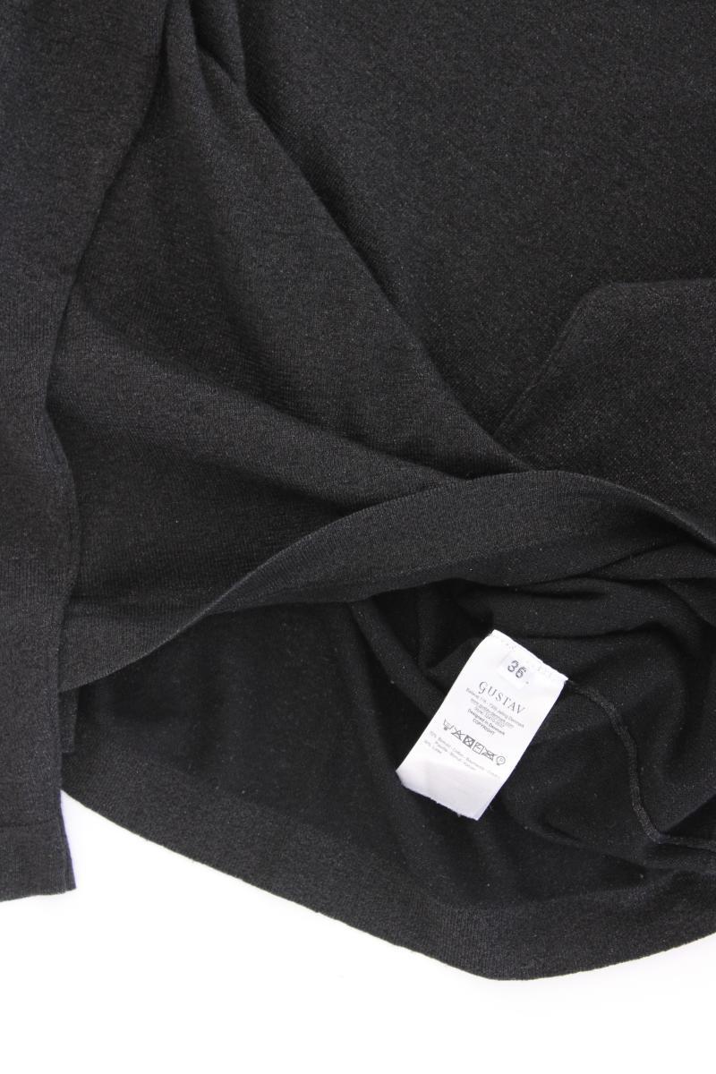 Gustav Denmark Longsleeve-Shirt Gr. 36 Langarm mit Glitzer schwarz aus Baumwolle