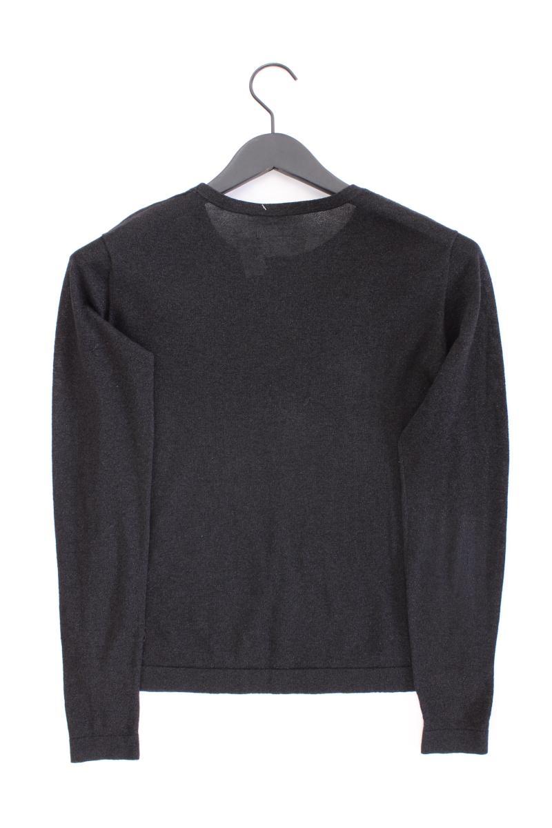 Gustav Denmark Longsleeve-Shirt Gr. 36 Langarm mit Glitzer schwarz aus Baumwolle