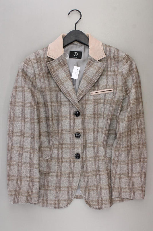 Bogner Wollblazer Gr. 40 kariert grau