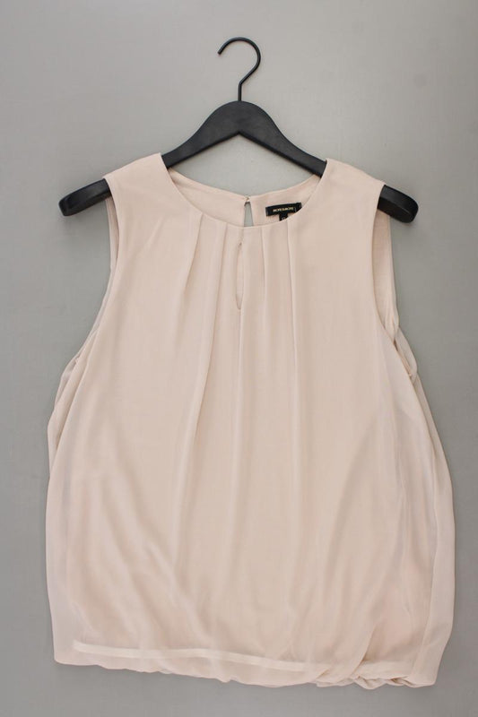 More&More Chiffonbluse Gr. 42 Ärmellos creme aus Polyester