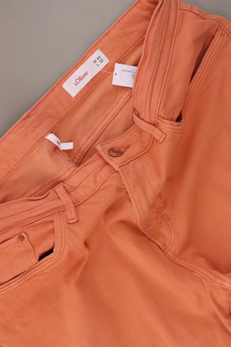 s.Oliver Five-Pocket-Hose Gr. 44/L32 orange aus Baumwolle